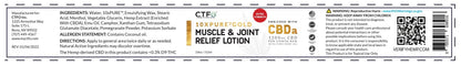 10x PURE™-GOLD, Muscle & Joint Relief Lotion Enriched with CBDa