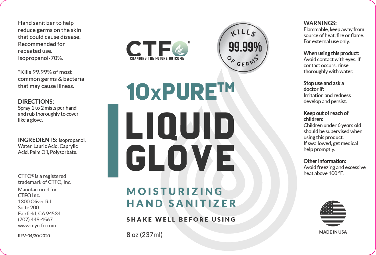 10xPURE™ Liquid Glove Moisturizing Hand Sanitizer