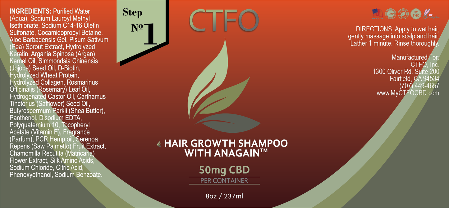 Hair Growth Shampoo with AnaGain